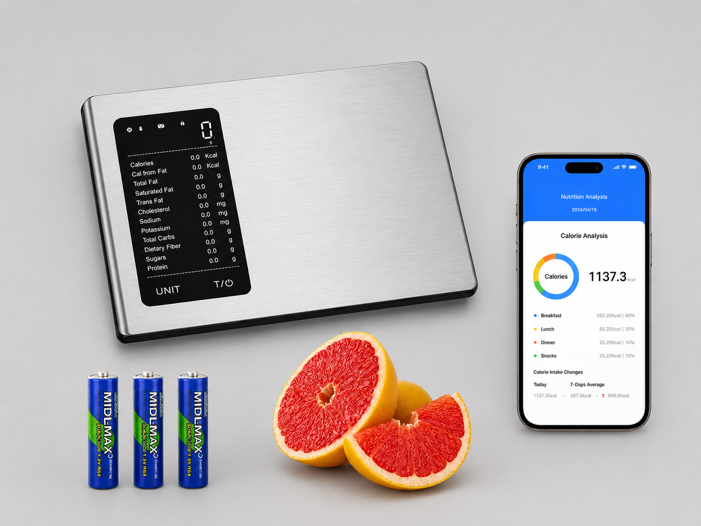 Smart nutrition scale